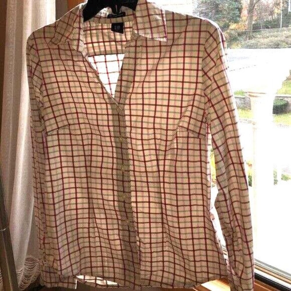 Gap Plaid Button Down - image 1